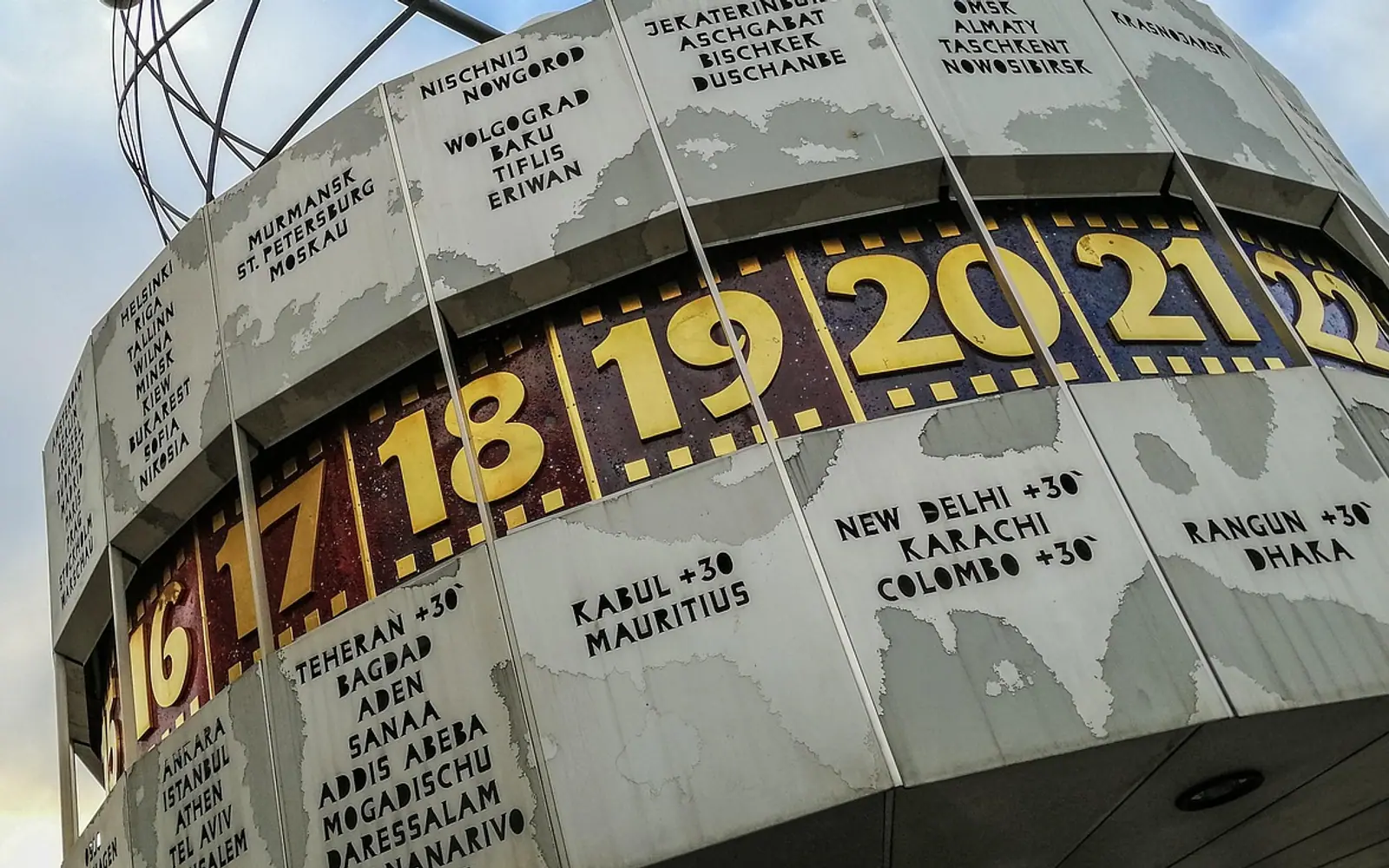Berlin, world clock and clock