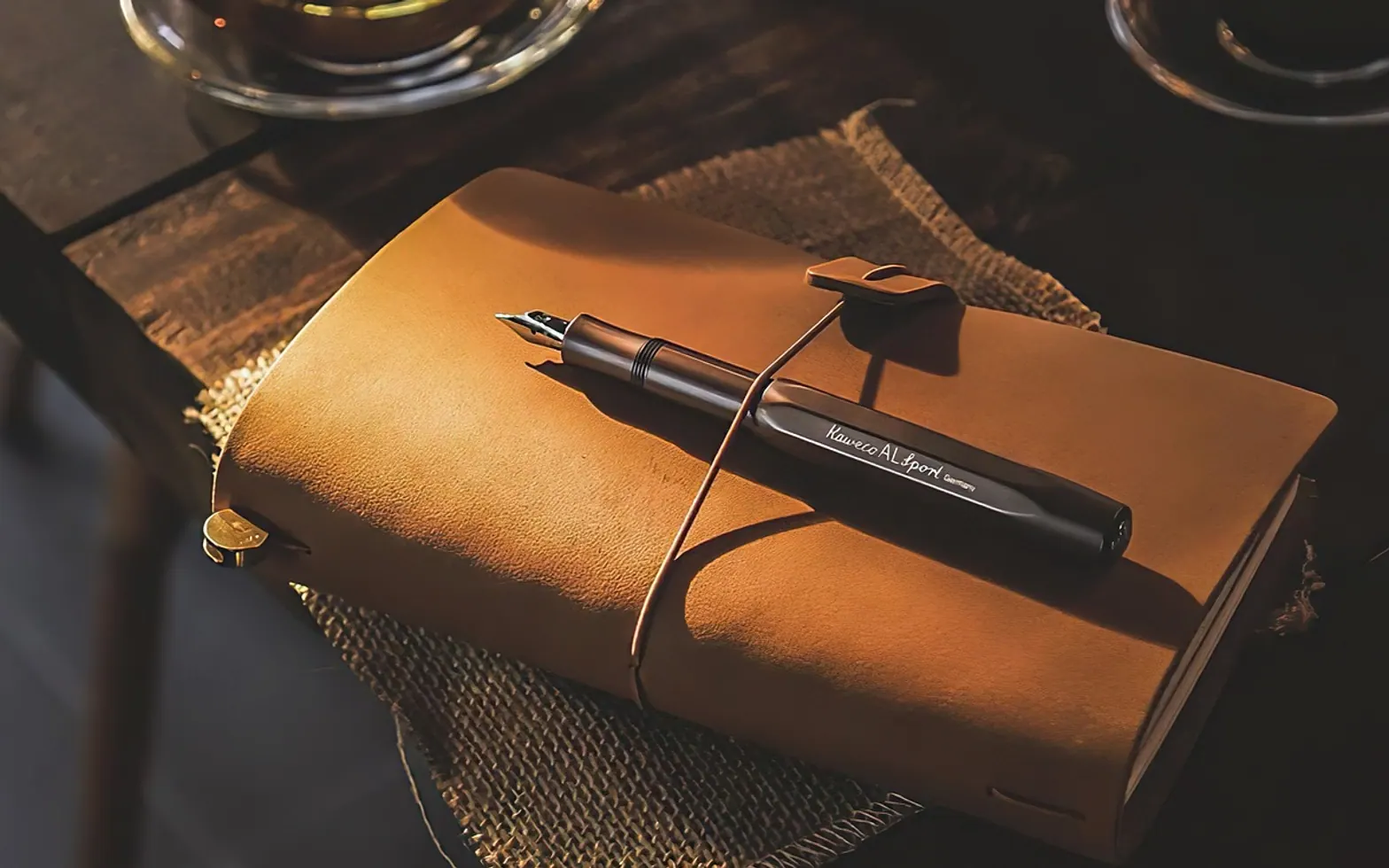 Book, pen and notebook